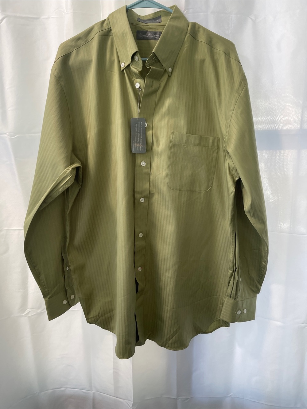 Daniel Cremieux Olive Green Button-Down Shirt